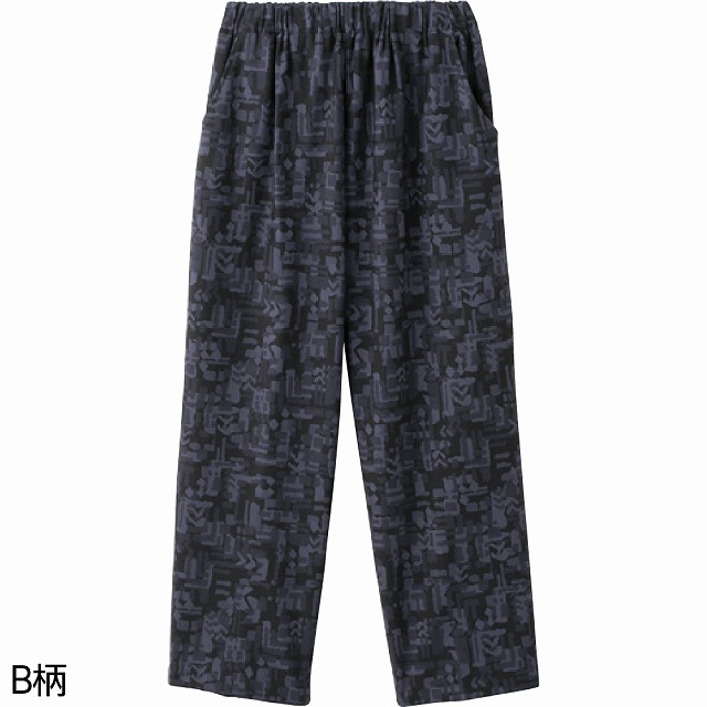 婦人柔らか裏起毛プリントパンツ Ｍ・Ｌ・ＬＬ】 A13-820393 婦人服 レディースファッション,シニアのおしゃれ着 婦人,七福 介護用品 シニアの服  通販
