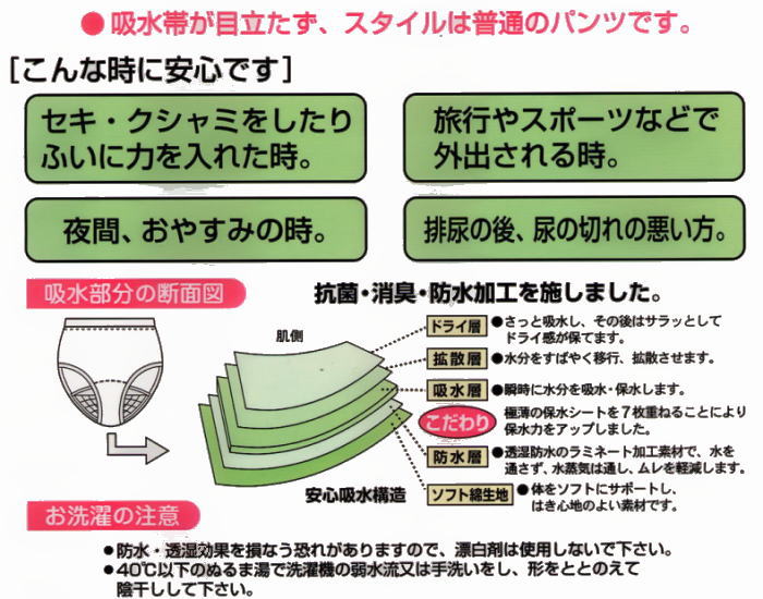 失禁パンツ