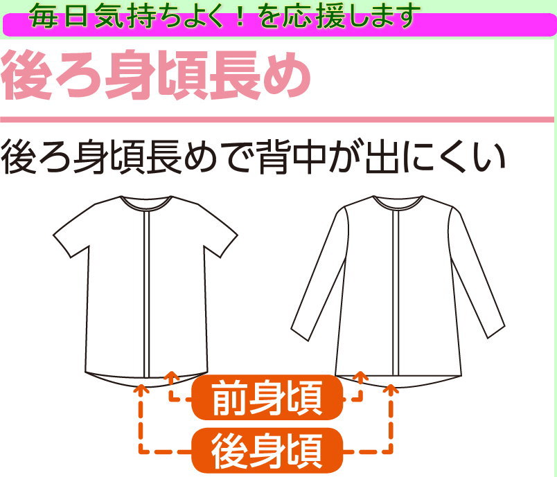 紳士７分袖ワンタッチシャツ（２枚組）（通年用） S・M・L・LL 