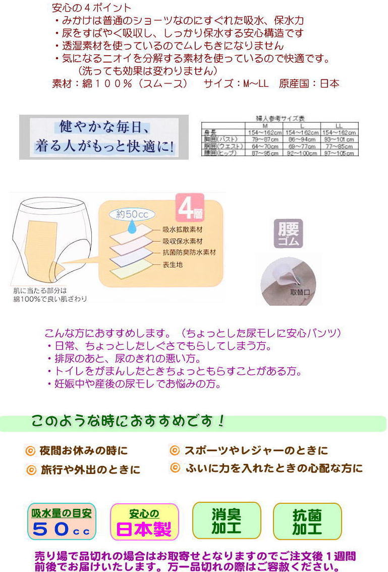 失禁パンツ
