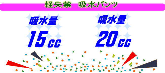 ちょっとした尿漏れに安心トランクス